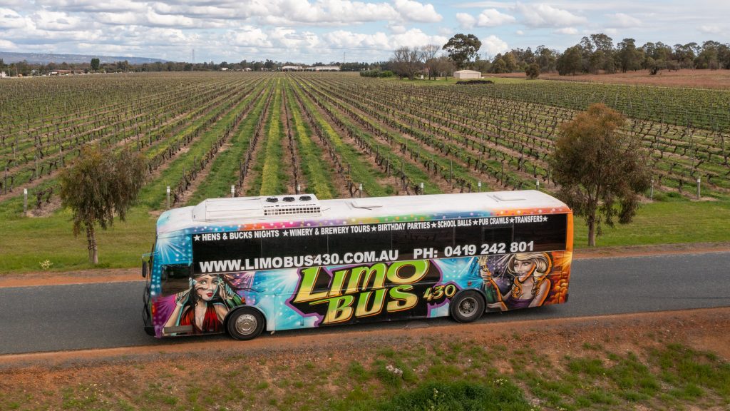 wine tours perth party bus